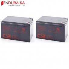 Endura Mobility Scooter Battery Set 12Amp/h - 12V (Lead Acid)